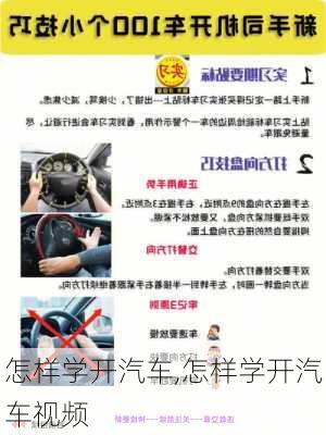 怎样学开汽车,怎样学开汽车视频