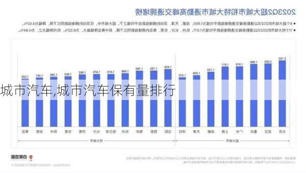 城市汽车,城市汽车保有量排行