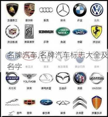 名牌汽车,名牌汽车标志大全及名字