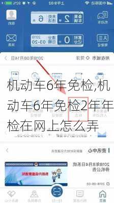 机动车6年免检,机动车6年免检2年年检在网上怎么弄