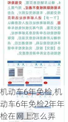 机动车6年免检,机动车6年免检2年年检在网上怎么弄