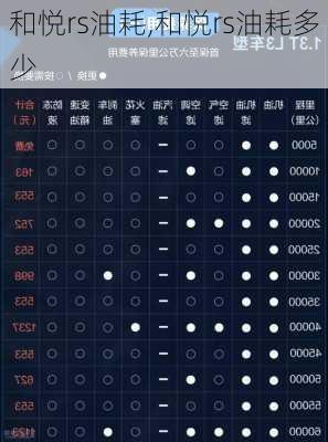 和悦rs油耗,和悦rs油耗多少