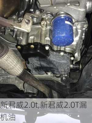 新君威2.0t,新君威2.0T漏机油