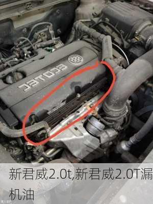 新君威2.0t,新君威2.0T漏机油