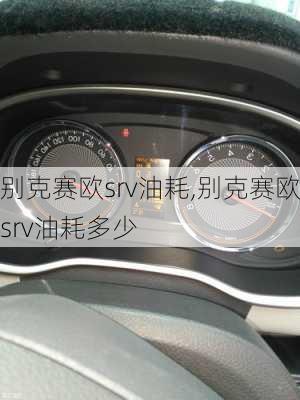 别克赛欧srv油耗,别克赛欧srv油耗多少