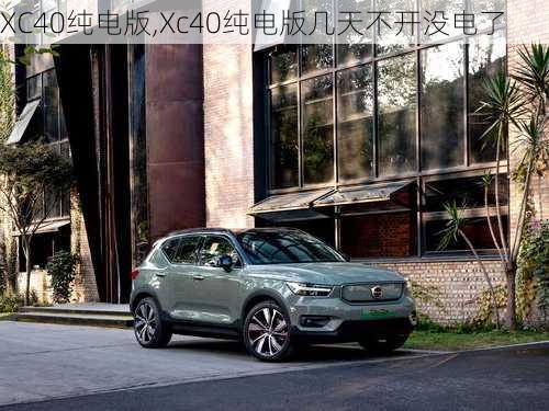 XC40纯电版,Xc40纯电版几天不开没电了