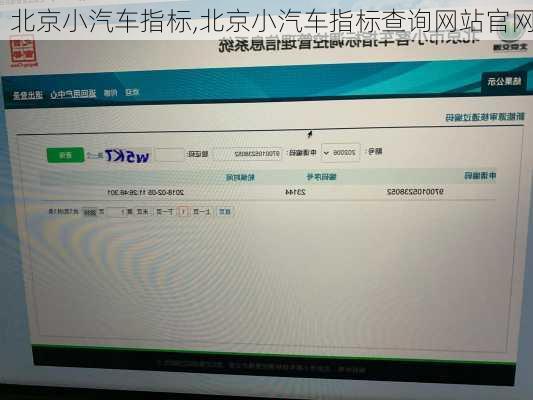 北京小汽车指标,北京小汽车指标查询网站官网