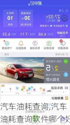 汽车油耗查询,汽车油耗查询软件哪个好