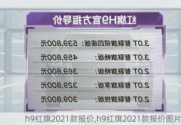 h9红旗2021款报价,h9红旗2021款报价图片