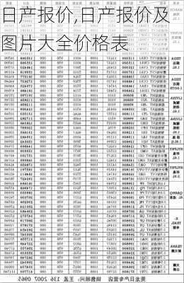 日产报价,日产报价及图片大全价格表