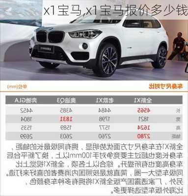 x1宝马,x1宝马报价多少钱