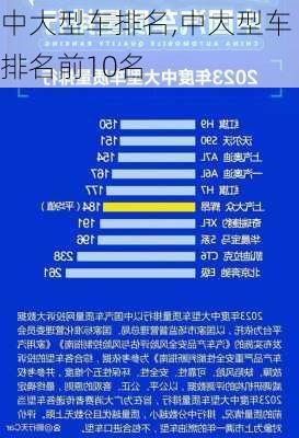 中大型车排名,中大型车排名前10名