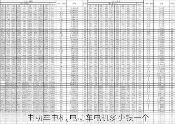 电动车电机,电动车电机多少钱一个