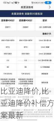 比亚迪降价,比亚迪降价补偿方案最新