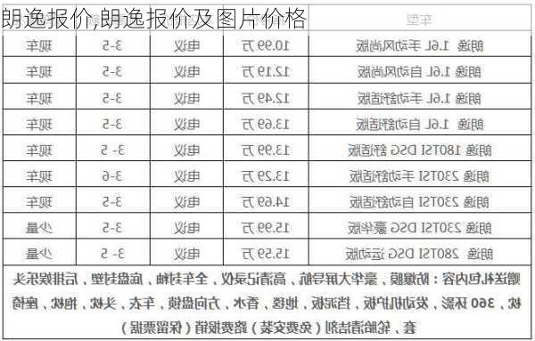 朗逸报价,朗逸报价及图片价格