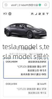 tesla model s,tesla model s报价