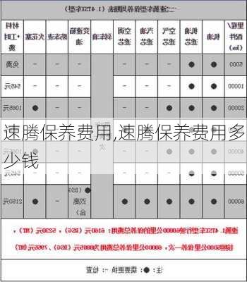 速腾保养费用,速腾保养费用多少钱