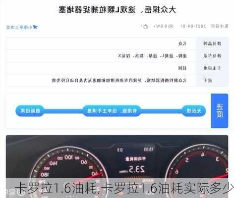 卡罗拉1.6油耗,卡罗拉1.6油耗实际多少