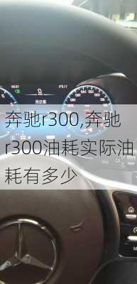 奔驰r300,奔驰r300油耗实际油耗有多少