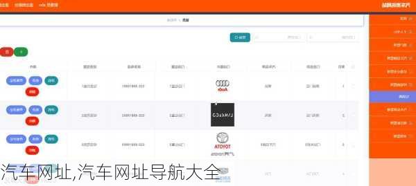 汽车网址,汽车网址导航大全