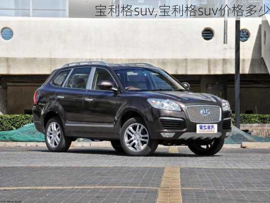 宝利格suv,宝利格suv价格多少