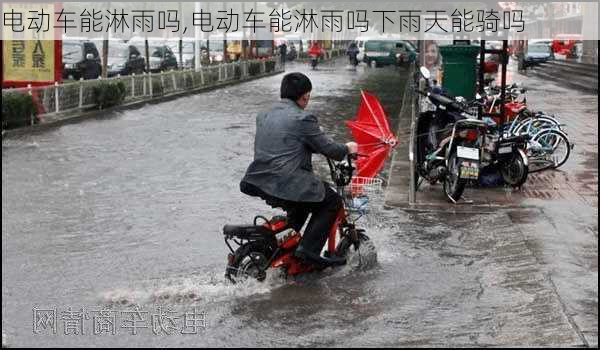 电动车能淋雨吗,电动车能淋雨吗下雨天能骑吗