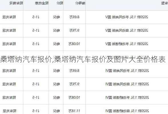 桑塔纳汽车报价,桑塔纳汽车报价及图片大全价格表