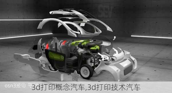 3d打印概念汽车,3d打印技术汽车