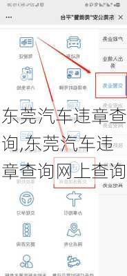 东莞汽车违章查询,东莞汽车违章查询网上查询