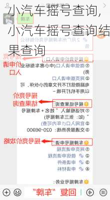 小汽车摇号查询,小汽车摇号查询结果查询