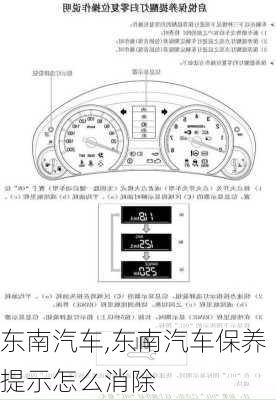 东南汽车,东南汽车保养提示怎么消除