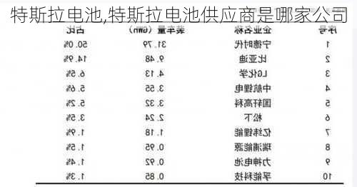 特斯拉电池,特斯拉电池供应商是哪家公司