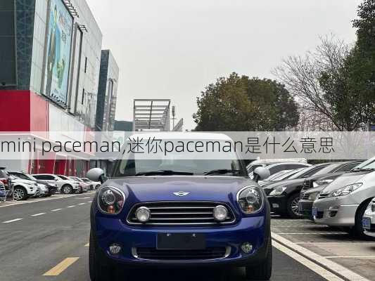 mini paceman,迷你paceman是什么意思