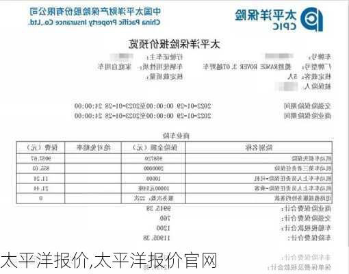 太平洋报价,太平洋报价官网