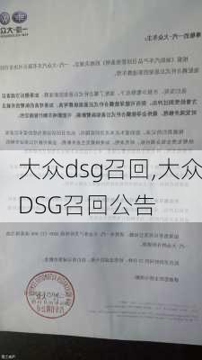 大众dsg召回,大众DSG召回公告