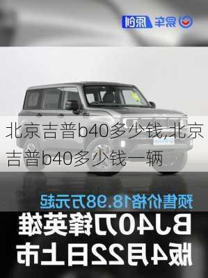 北京吉普b40多少钱,北京吉普b40多少钱一辆