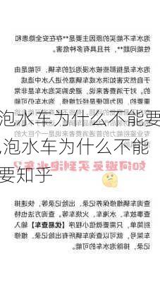 泡水车为什么不能要,泡水车为什么不能要知乎