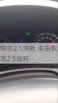 锐志2.5油耗,丰田锐志2.5油耗