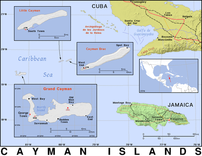 cayman,cayman lslands是哪个国家