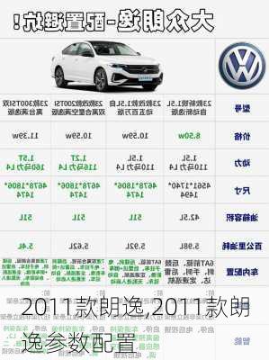 2011款朗逸,2011款朗逸参数配置